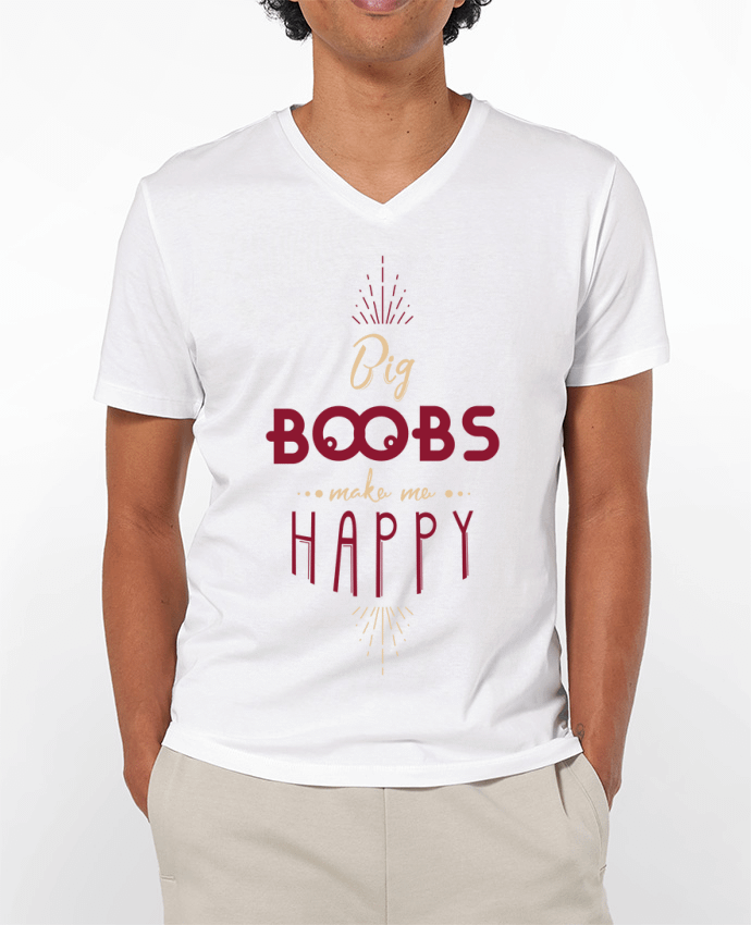 T-shirt homme Big Boobs Make Me Happy par PTIT MYTHO