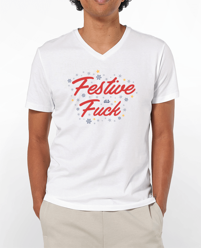 T-shirt homme Christmas - Festive as fuck par tunetoo