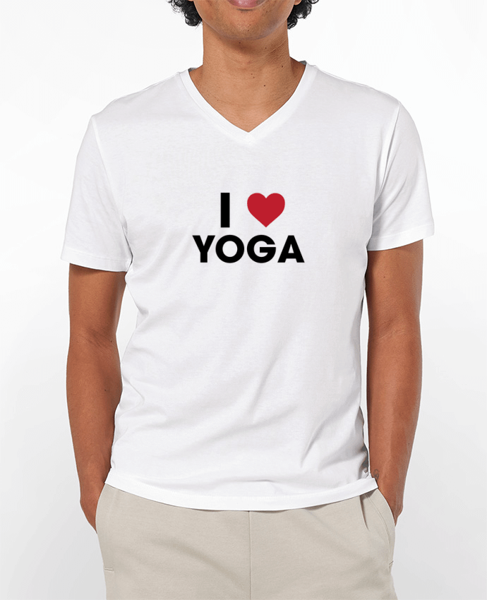 T-shirt homme I love yoga par tunetoo