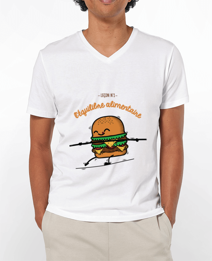 T-shirt homme Equilibre alimentaire par PTIT MYTHO