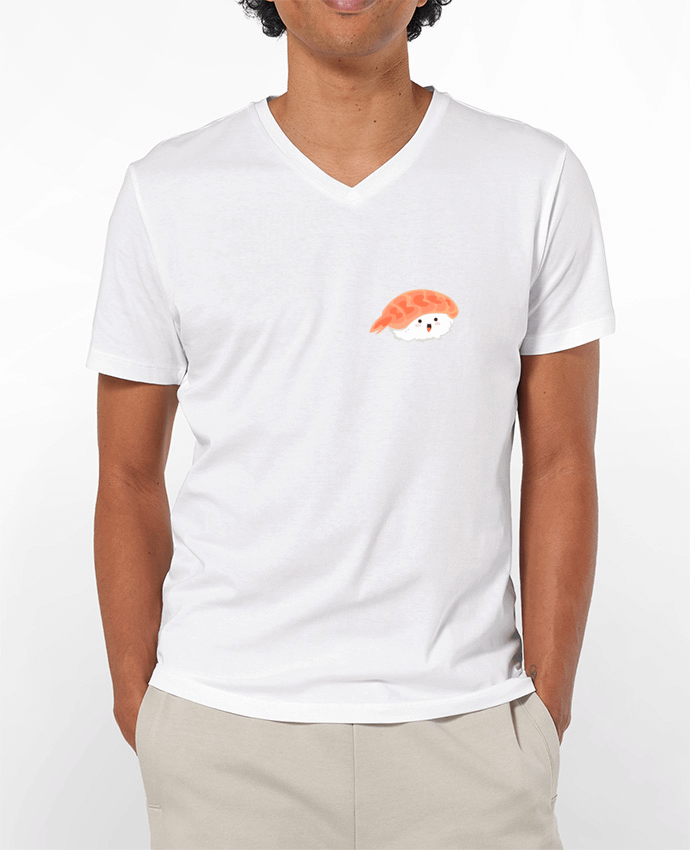 T-shirt homme Sushis Crevette par Nana