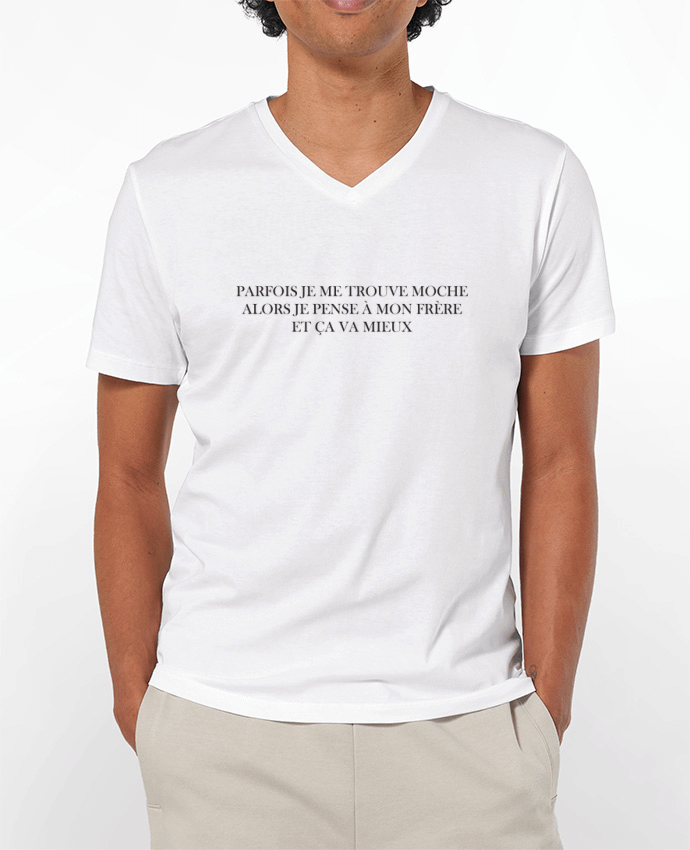 T-shirt homme J'ai un frère moche par tunetoo