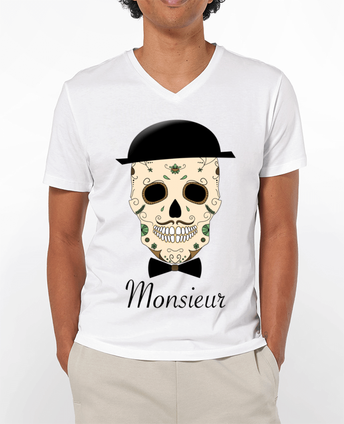 T-shirt homme Calavera Monsieur par Mx ARTificiel