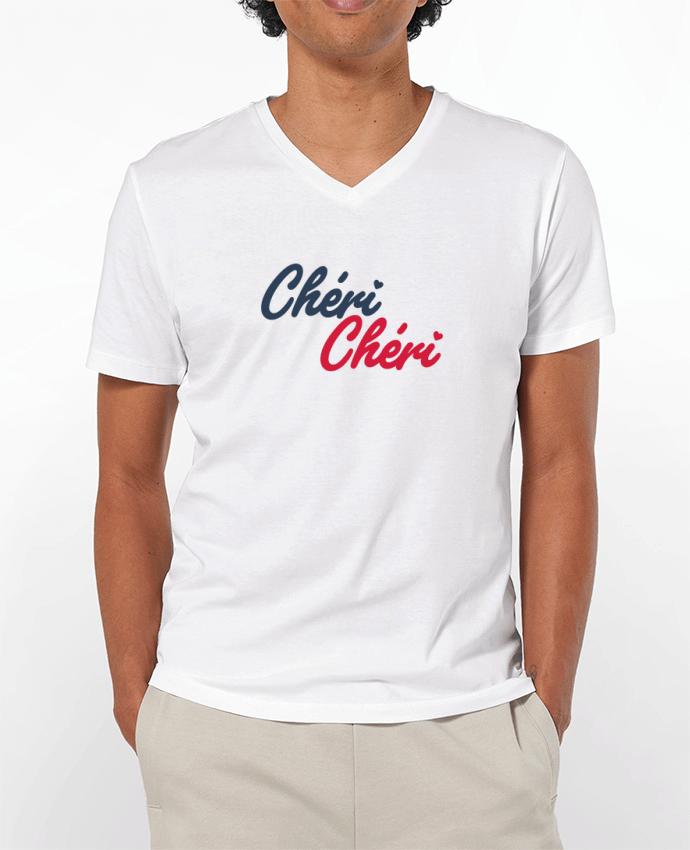 T-Shirt V-Neck Men 180g Chéri Chéri by tunetoo