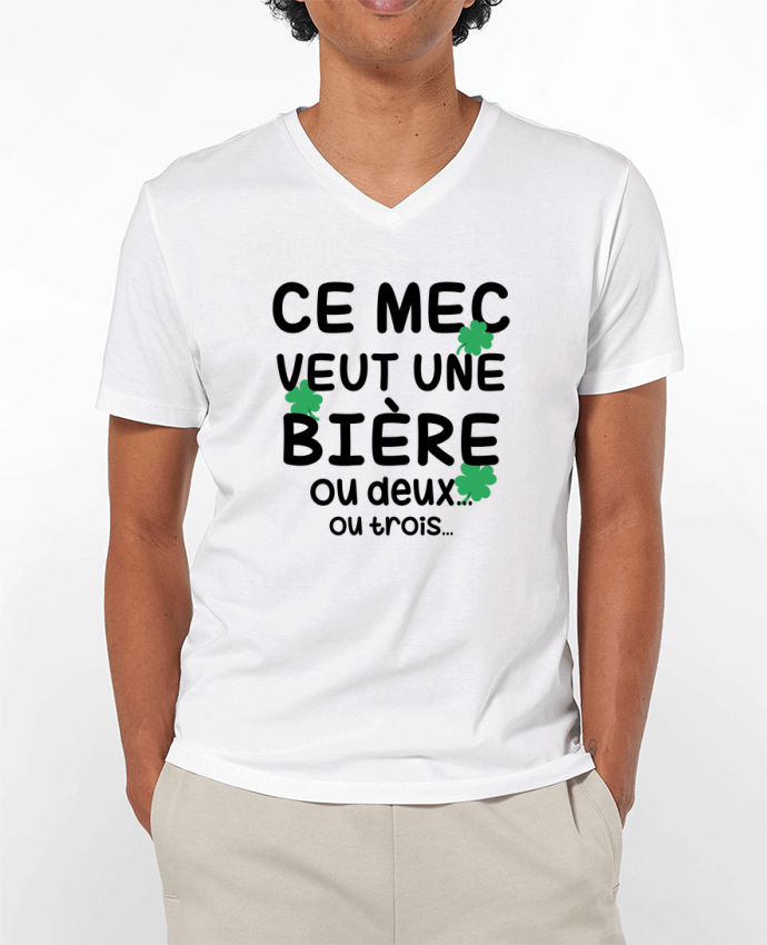 T-shirt homme Ce mec veut une bière ! par tunetoo
