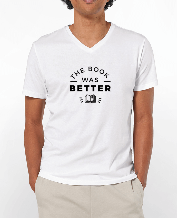 T-shirt homme The book was better par Nana