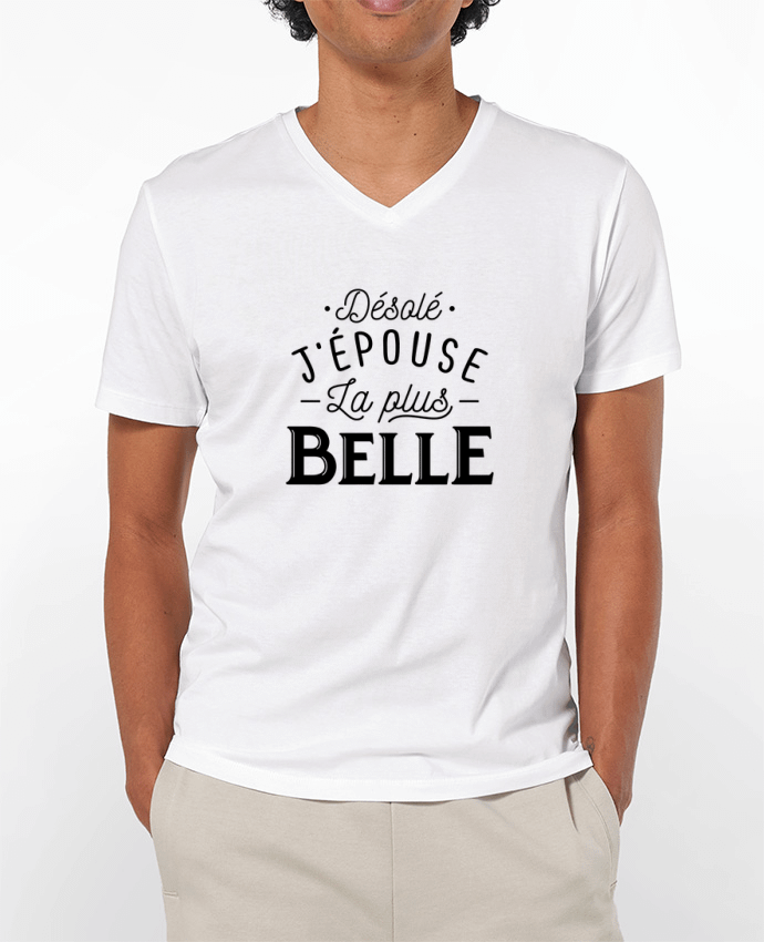 T-shirt homme j'épouse la plus belle evg mariage par Original t-shirt