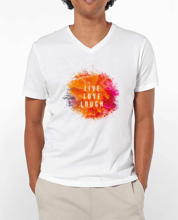 T-shirt homme Live Love Laugh par Sonia Diao