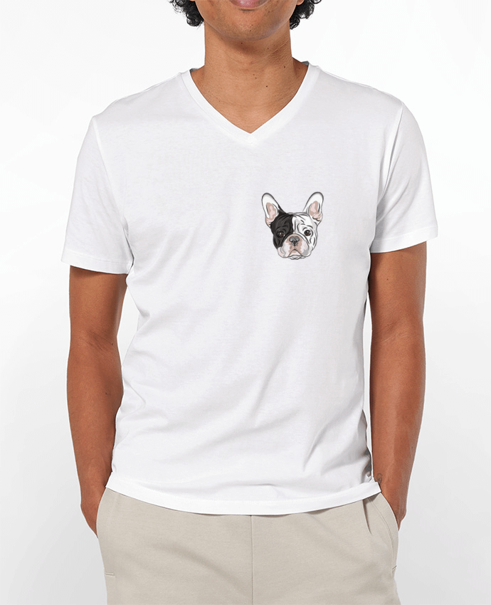 Camiseta Hombre Cuello en V 180g Frenchy por caroline.c