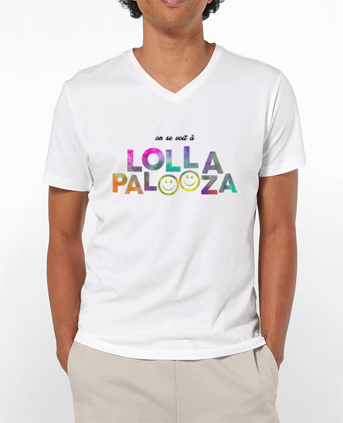 T-shirt homme On se voit à Lollapalooza par tunetoo