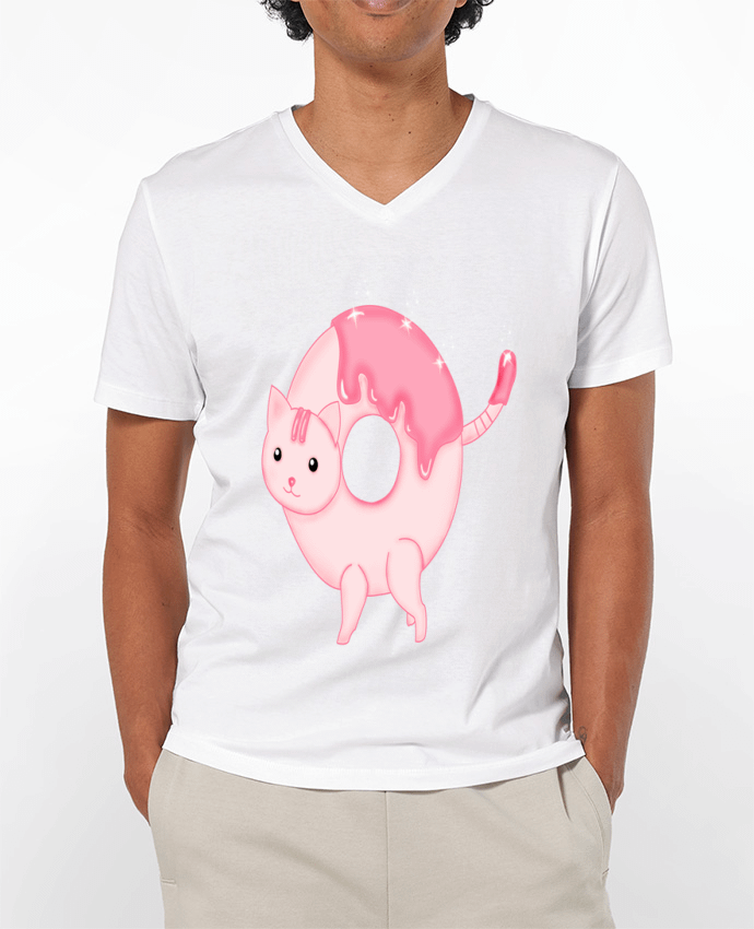 T-shirt homme Tasty Donut Cat par Thesoulofthedevil