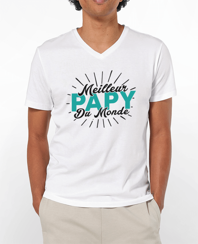 T-shirt homme Meilleur papy du monde par tunetoo