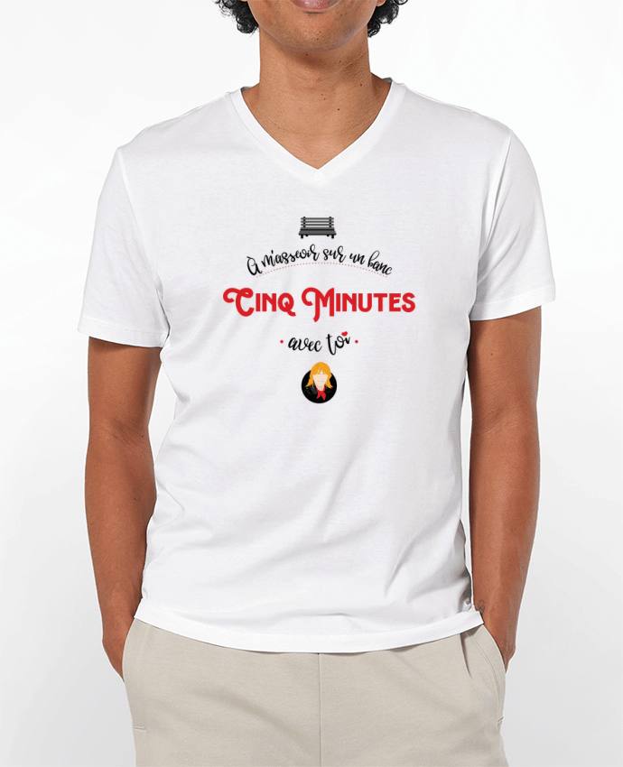 T-shirt homme RENAUD 5 MINUTES AVEC TOI par PTIT MYTHO