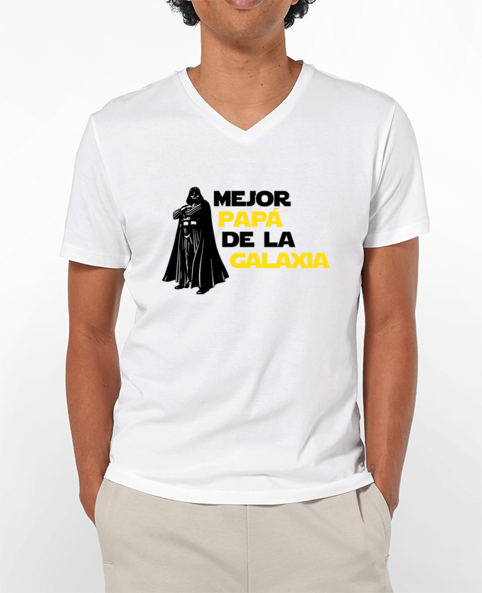T-shirt homme Mejor papa de la galaxia par tunetoo