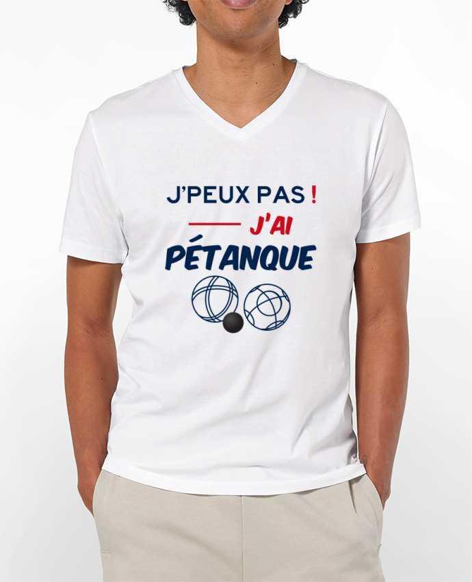 T-shirt homme J'peux pas j'ai pétanque - J'peux pas je joue aux boules par sicool