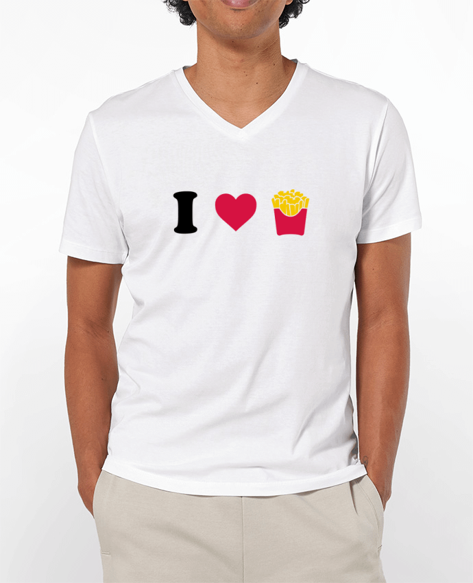 T-shirt homme I love fries par tunetoo