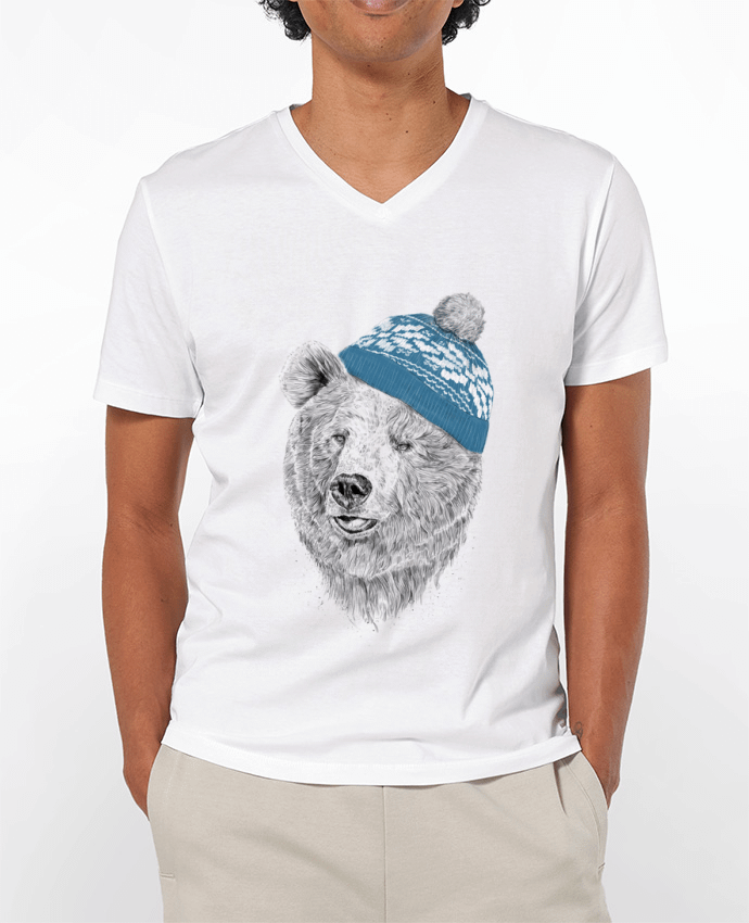 T-shirt homme Hello Winter par Balàzs Solti