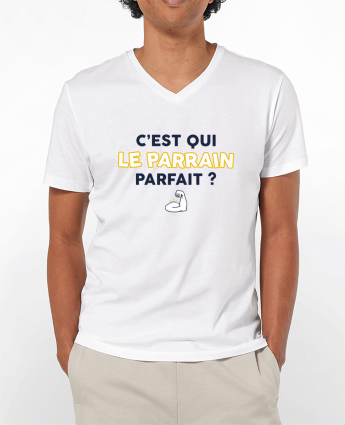 T-shirt homme C'est qui le parrain parfait ? par tunetoo