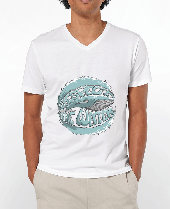 T-shirt homme REspect the Water - Whale par TOMI AX