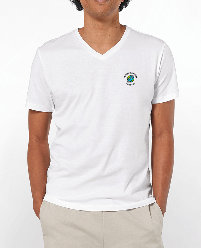 T-shirt homme Je respire mieux sans CO2 par tunetoo
