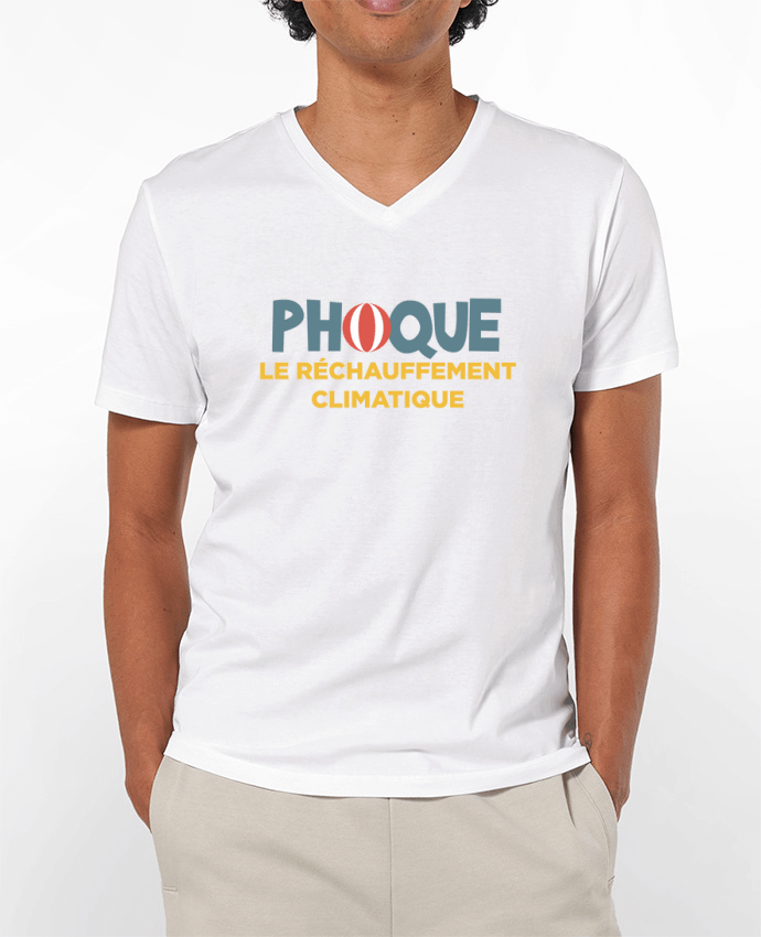 T-shirt homme Phoque le réchauffement climatique par tunetoo