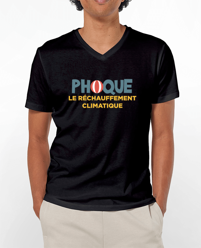 T-shirt homme Phoque le réchauffement climatique par tunetoo