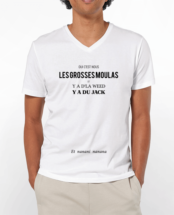 T-shirt homme Oui c'est nous les grosses moulas - Ne reviens pas - Gradur ft Heuss par tunetoo