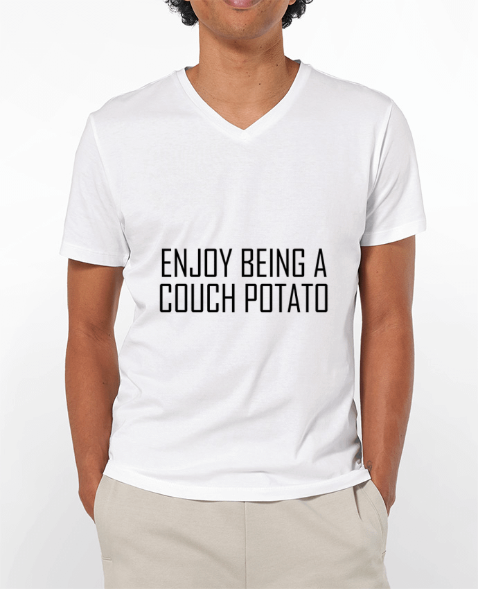 T-shirt homme ENJOY BEING A COUCH POTATO par bentofou