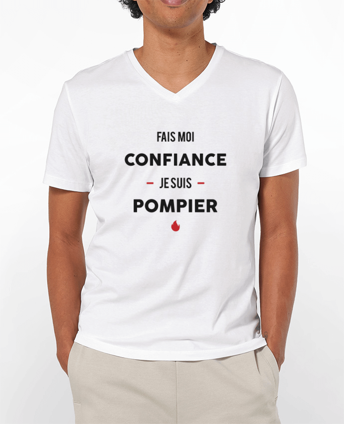 T-shirt homme Fais moi confiance je suis pompier par tunetoo