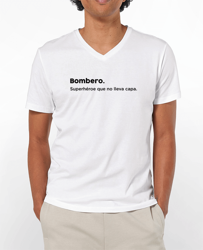 T-shirt homme Bombero superhéroe par tunetoo