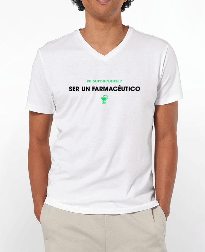 T-shirt homme Mi superpoder ? Ser un farmacéutico par tunetoo