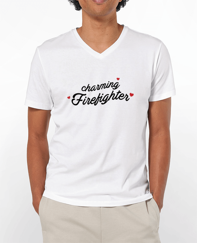 T-shirt homme Charming firefighter par tunetoo