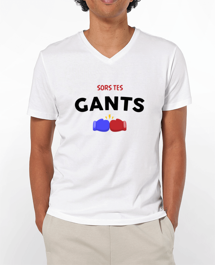 T-shirt homme Sors tes gants - Boxe par tunetoo