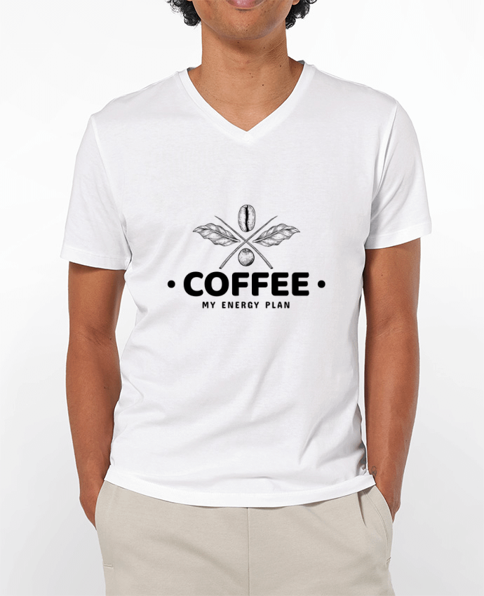 T-shirt homme Coffee my energy plan par Bossmark