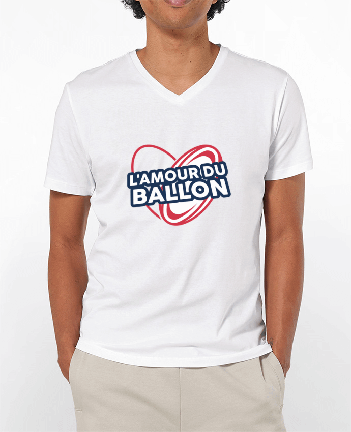 T-shirt homme L'amour du ballon - rugby par tunetoo