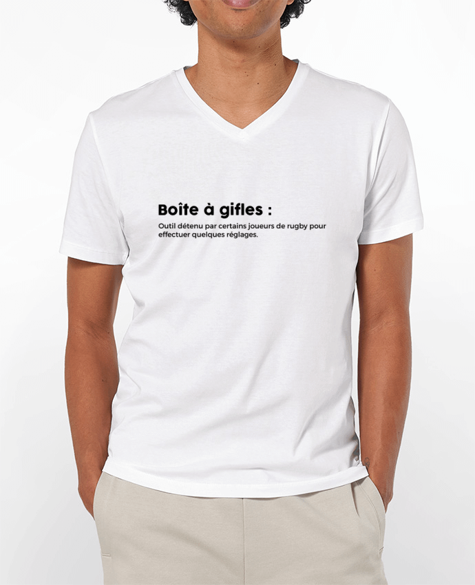 T-shirt homme Boîte à gifles - Rugby par tunetoo
