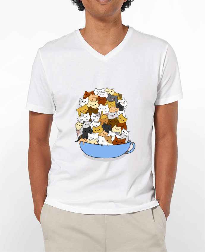 T-shirt homme Tazón de Gatitos par MaaxLoL