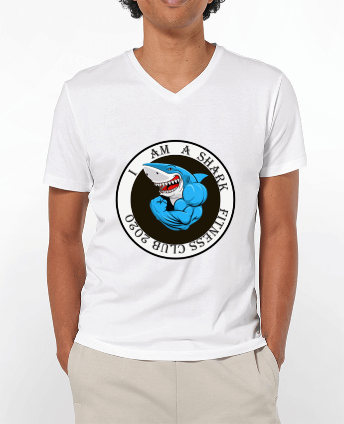 T-shirt homme fitness shark par rayan2004