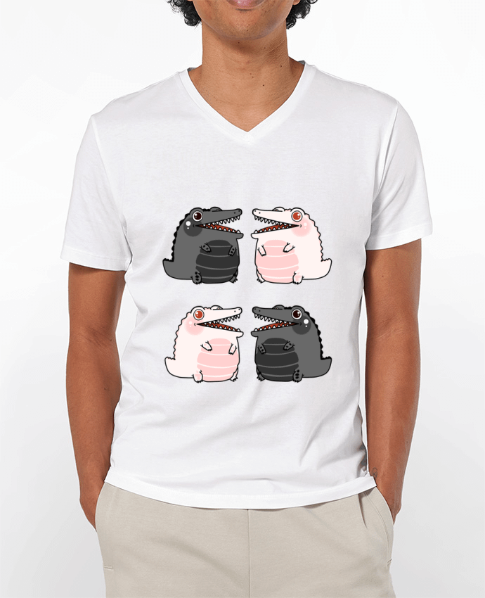 T-shirt homme Mini Cocodrilos par MaaxLoL