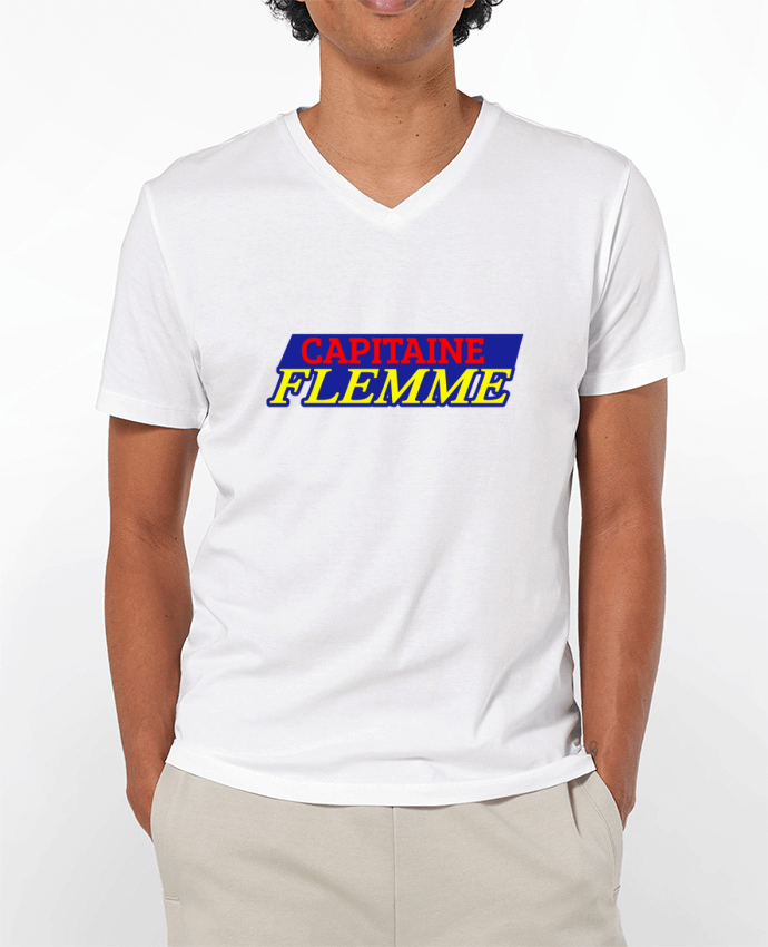 T-shirt homme Capitaine Flemme par CREATIVE SHIRTS