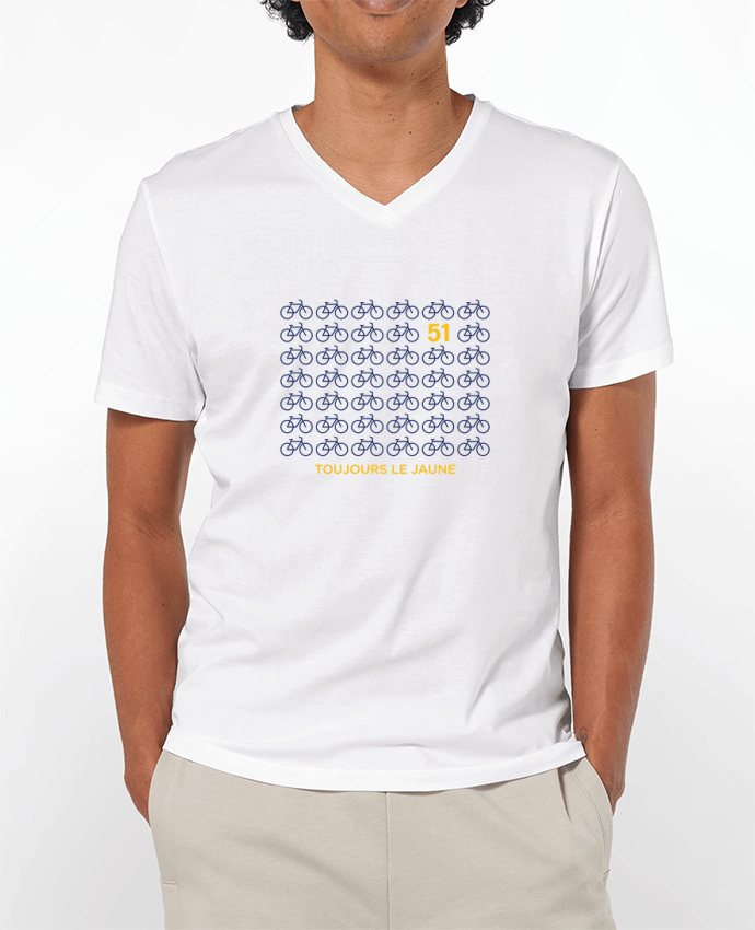 T-shirt homme Toujours le jaune - Cyclisme par tunetoo