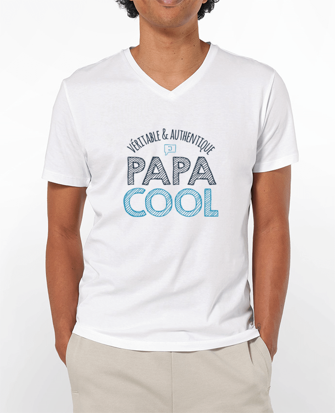 T-shirt homme Véritable & Authentique Papa Cool par tunetoo