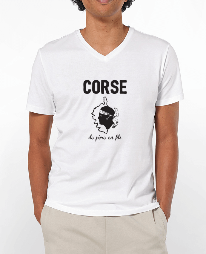 T-shirt homme Corse de père en fils par tunetoo