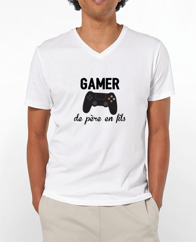 T-shirt homme Gamer de père en fils par tunetoo