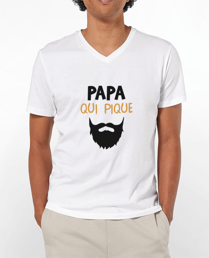 T-shirt homme Papa qui pique par tunetoo