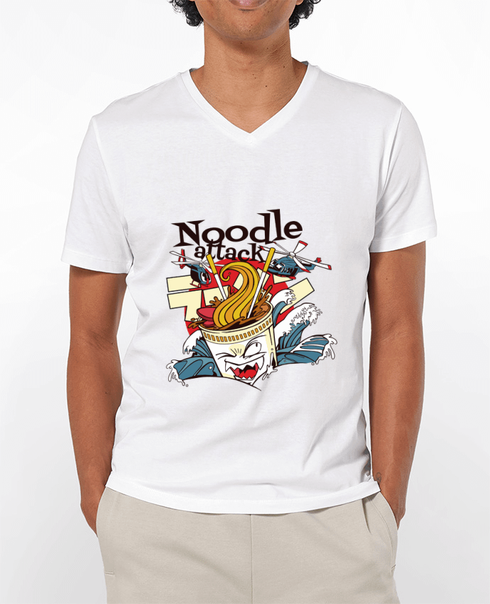 T-shirt homme El Ataque del Ramen Monstruoso par MaaxLoL