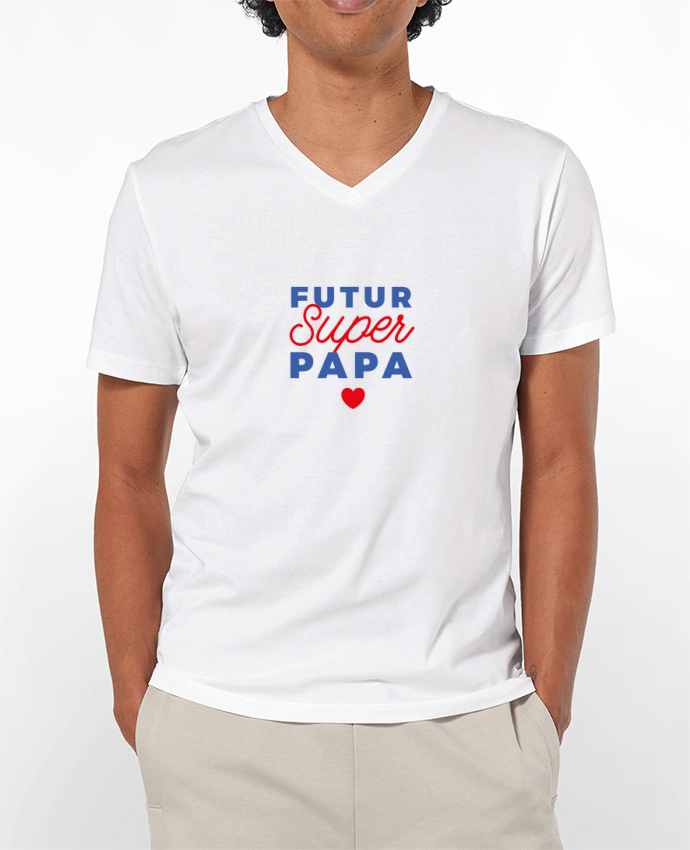 T-shirt homme Futur super papa par Nana