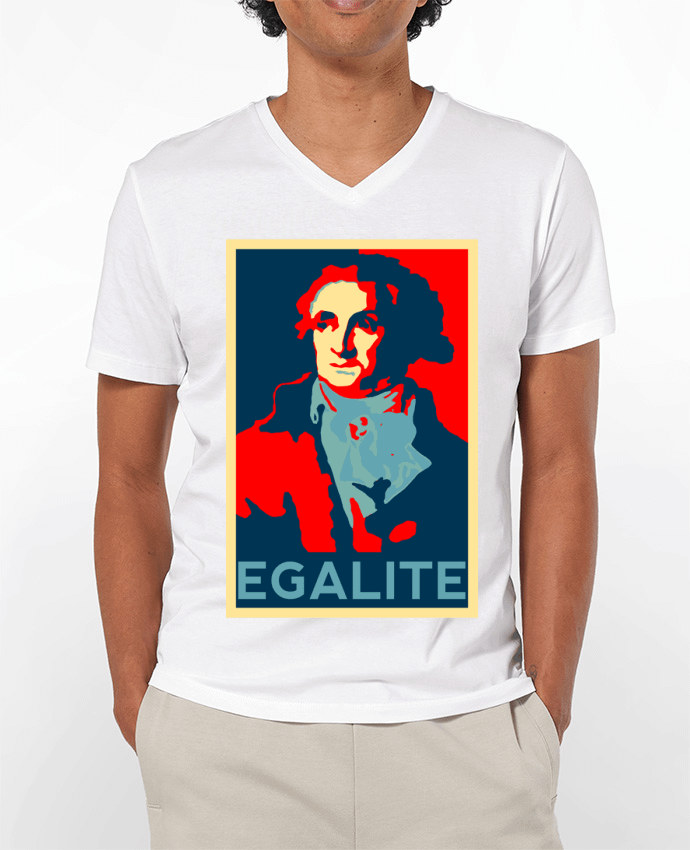 T-shirt homme Condorcet - égalité par Hémipléjik