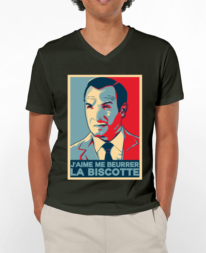 T-shirt homme OSS 117 la biscotte par PTIT MYTHO