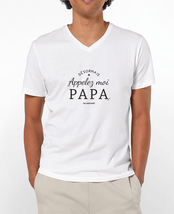 T-shirt homme Appelez moi papa par tunetoo